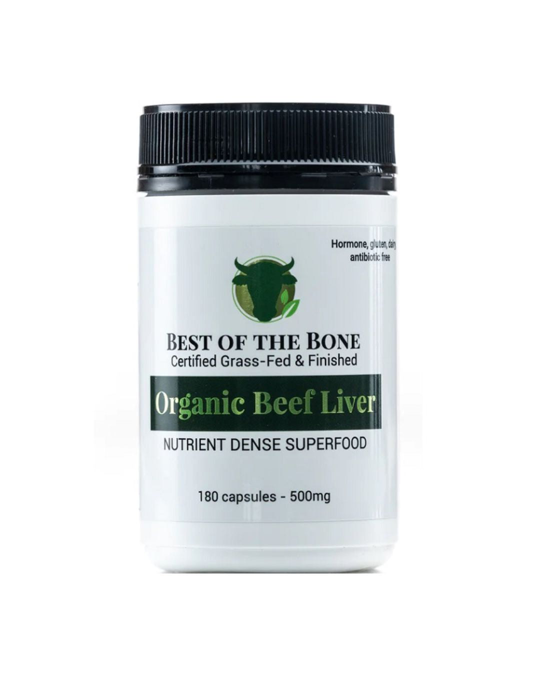 ORGANIC BEEF LIVER 180 CAPSULES BEST OF THE BONE
