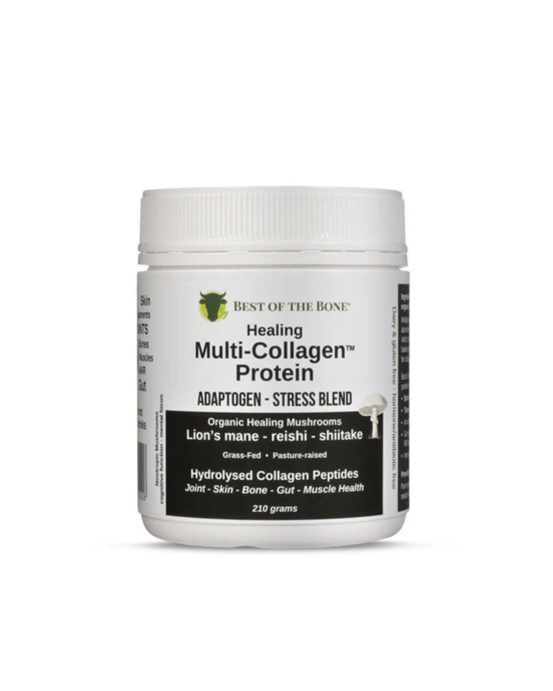 COLLAGEN MULTI + ADAPTOGEN MUSHROOM STRESS BLEND 210GRAMS POWDER