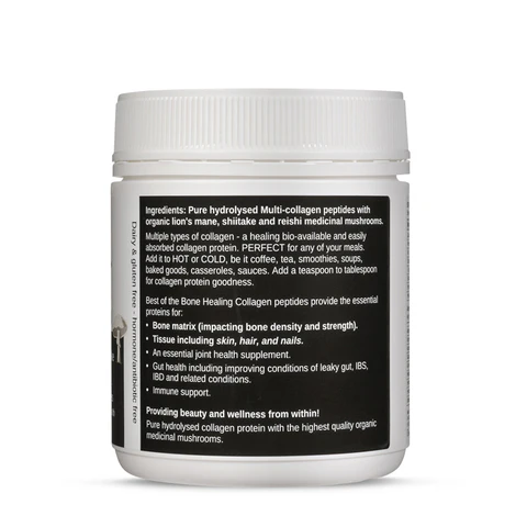 COLLAGEN MULTI + ADAPTOGEN MUSHROOM STRESS BLEND 210GRAMS POWDER